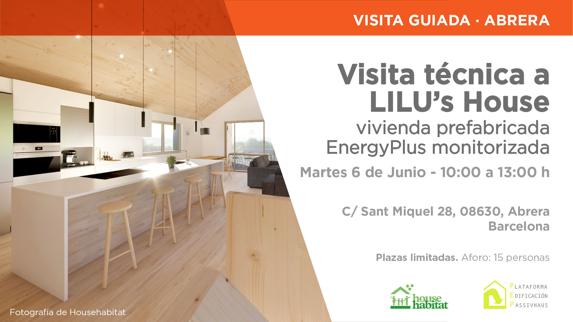 Visita a vivienda prefabricada EnergyPlus. Abrera, Barcelona